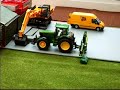 siku control john deer tractor grass trimer 1:32 scale.