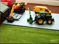 siku control john deer tractor grass trimer 1:32 scale.