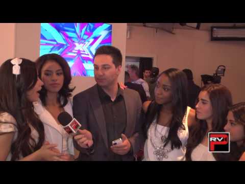 PacificRimVideoPress - Front Row Features Wire / Pacific Rim Video correspondent Chris Trondsen poses fan questions to the ladies of Fifth Harmony at The X Factor taping in the pre...