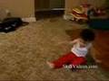 little boy break dancing