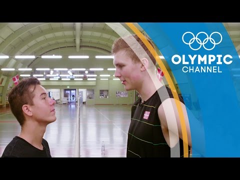 Une séance d'entrainement avec Viktor AXELSEN