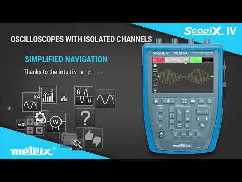 SCOPIX IV Portable digital oscilloscopes