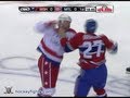 Matt Hendricks vs Rene Bourque Jan 18, 2012