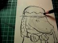drawing with a charcoal pencil part 1