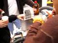 Cebit 2007 Shamino using Dryice at Gskill Booth