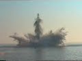 French Navy Clears Mines - Huge Explosions ! French Navy Clears Mines - Huge Explosions !