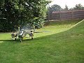 Engine test in a Ziroli B-25-J
