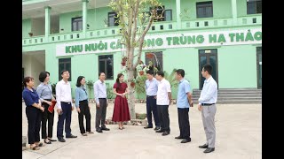 Đoàn công tác của Hội Nông dân tỉnh thăm các mô hình phát triển kinh tế nông nghiệp trên địa bàn thành phố Uông Bí