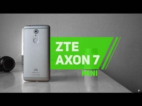 Обзор ZTE Axon 7 mini (gold)