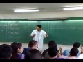 ALUB Taguá sul-Prof. José Wesley - Química o  'MOSCA'   tocando triângulo