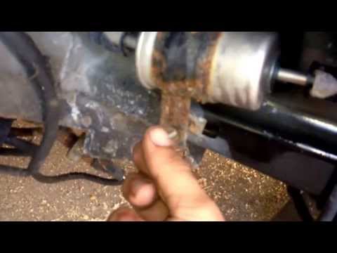 98-02 lincoln ls fuel filter replace