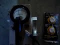Geiger Counter shows radioactivity in gas light mantles