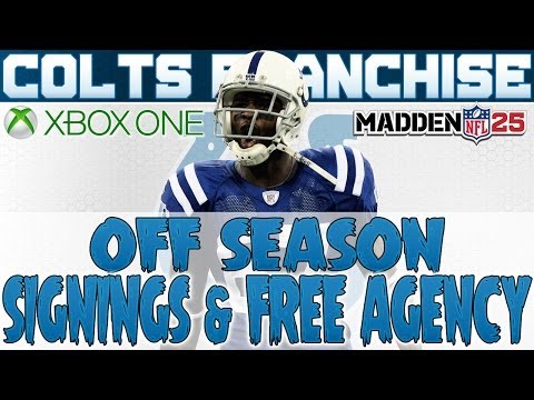 Madden 25 Colts Connected Franchise Offseason HUGE Surprise Free Agency & Signings