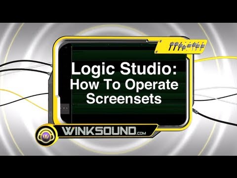 Logic Pro: How To Use Screensets | WinkSound