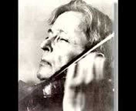 George Enesco plays Chausson Poeme ...