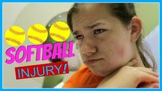 SOFTBALL INJURY WITH BRACES!