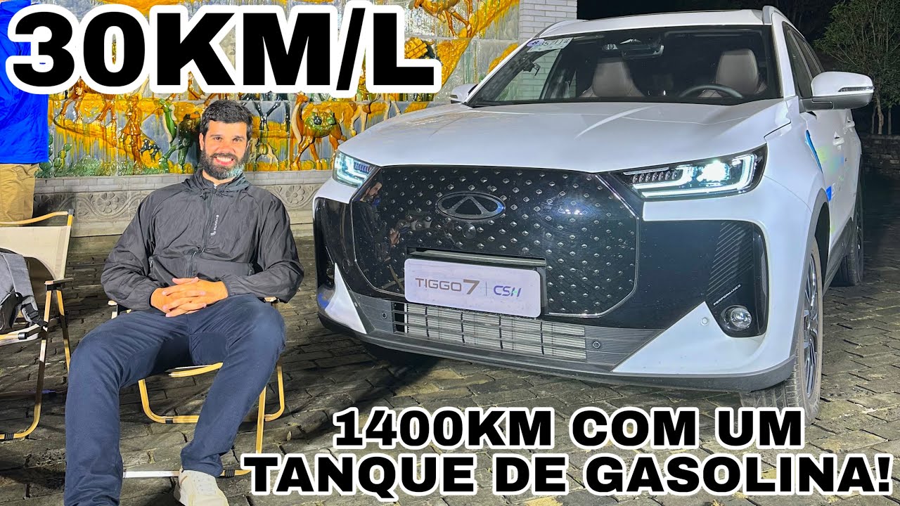 TESTEI O CHERY TIGGO 7 HÍBRIDO PLUGIN 2026 NA CHINA | CONFIRA COMO É O MODELO CHINÊS!!