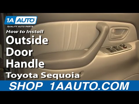 How to Install Replace Outside Door Handle Toyota Sequoia 01-04 1AAuto.com