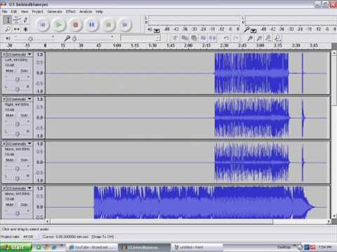 how to isolate tracks in audacity