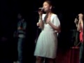 Julia Clarete jamming with The Razka Band