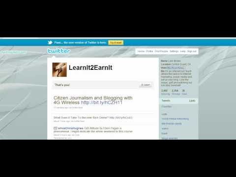 Twitter Basics Tip#1 Your Profile 0 Twitter Basics Tip#1 Your Profile