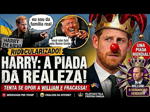 HARRY VIRA CHACOTA DE TRUMP E REVOLTA A COROA AO SE DIZER REALEZA