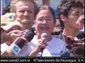 Miles asisten a marcha en Nicaragua