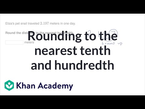 rounding decimals word problems video khan academy rounding up