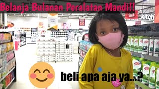 Drama anak belanja perlatan mandi dan jajan anak