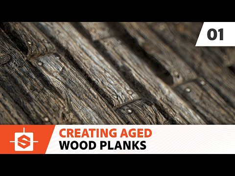 Aged Wood Planks: 01 -  Creating the wood pattern