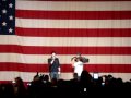 Adam Lambert MCAS 5-8-09 15th row from stage singing Star Spangled Banner The National Anthem