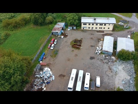 Video Areál pro výrobu a skladování se zpevněnými plochami, administrativní budovou, halami a váhou 25 t