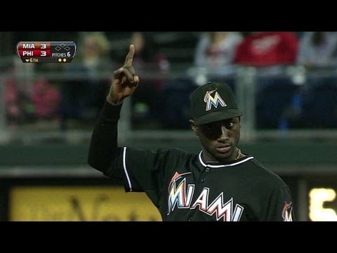 Video: Hechavarria makes a ridiculous leaping grab