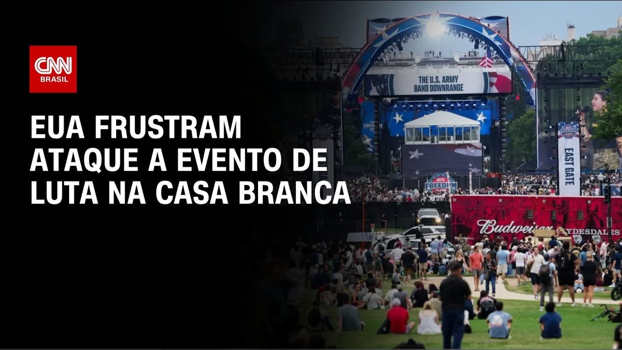 Autoridades prendem suspeitos de planejar ataque ao UFC na Casa Branca | LIVE CNN
