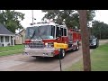 Engine 1 On Scene on scene of small trash fire