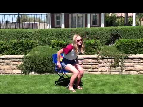 how to attach umbrella to chair