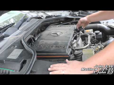 Air Filter Replace Remove “How to” Mercedes Benz S500