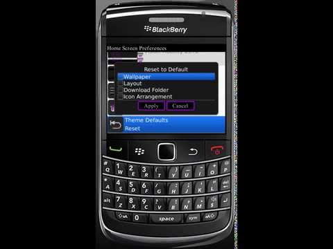 BlackBerry Themes: Simplicity Purple
