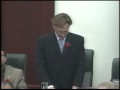 Dave Rodney, MLA, on Stephen's Backpacks.