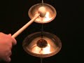 Zildjian 6\" (434g) & 9.5\" (1262g) Zil-Bels Zildjian 6\" (434g) & 9.5\" (1262g) Zil-Bels