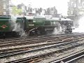 35028 Clan Line at Victoria and Bromley South