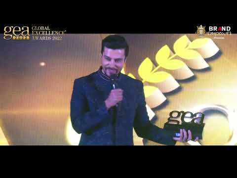 Darshan Kumaar won GEA2022  for Best Actor (Male) for 