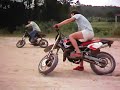 Derbi Senda SM at 100km/h vs Suzuki Rmx vs Casal 2 Boss Pt Derbi Senda SM at 100km/h vs Suzuki Rmx vs Casal 2 Boss Pt
