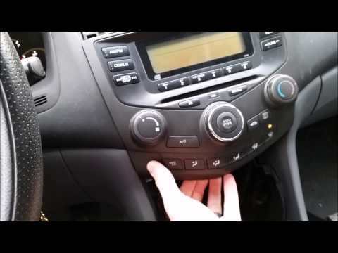 2003-2007 Honda Accord Aftermarket Stereo Install Metra 99-7862 and Factory Stereo Removal