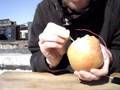 THE ELECTRIFIED APPLE (on rooftop)