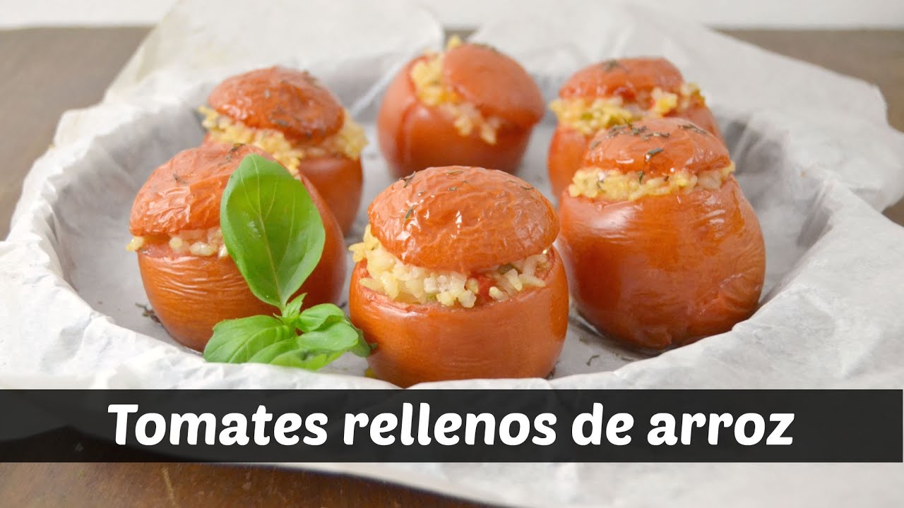 Recetas de Tomates rellenos de arroz español