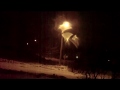Mysterious Lights in the Sky during Snowstorm