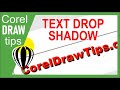 Text Drop Shadow in CorelDraw X3