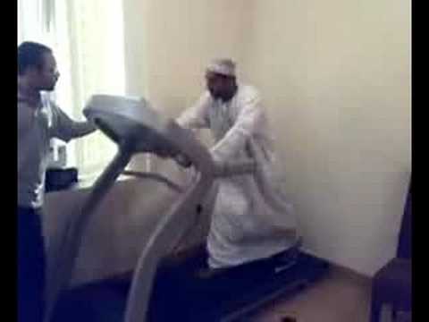 Arab on Threadmill