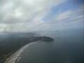 salto de base jump de paramotor na praia de boraceia
